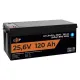 Акумуляторні батареї LogicPower LP LiFePO4 25,6V - 120 Ah (3072Wh Smart BMS 100А) з BT для ДБЖ