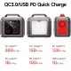 Зарядные станции HOCO DB28 300W Iron Gray+Red (6931474781987)
