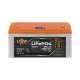 Акумуляторні батареї Logicpower LP LiFePO4 12,8V - 200 Ah (24010) (BMS 100A/50А) пластик LCD