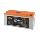 Акумуляторні батареї Logicpower LP LiFePO4 12,8V - 100 Ah (22500) (BMS 80A/40A) пластик LCD для ДБЖ