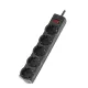 Сетевой фильтр LogicPower PREMIUM LP-X5 3 м Black (3520Вт)