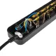 Сетевой фильтр LogicPower LP-X5 10 м Black