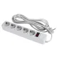 Сетевой фильтр LogicPower LP-X5 4.5 м Grey