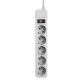 Сетевой фильтр LogicPower LP-X5 4.5 м Grey