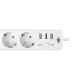 Сетевой фильтр LogicPower PREMIUM LP-X3 USB 4 м White (2200 Вт)
