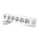 Сетевой фильтр Voltronic F25 5 розеток EU 2 м White
