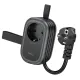 Сетевой фильтр HOCO NS7 1 розетка + 2 USB+ USB-C Black