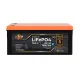 Акумуляторні батареї LogicPower LP LiFePO4 76,8V - 100 Ah (7680Wh) (BMS 200/100А) метал Smart BT
