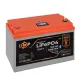 Акумуляторні батареї LogicPower LP LiFePO4 12,8V - 100 Ah (1280Wh) (BMS 100A/50А) пластик LCD Smart BT