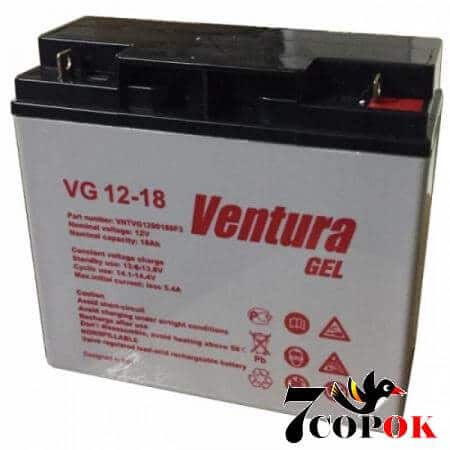 Гелевий акумулятор Ventura VG 12-18 Gel, купити в Україні
