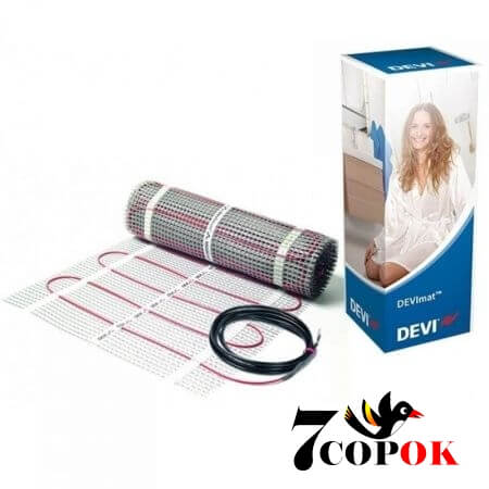 DEVImat 200T 1,5м2 - Електрична тепла підлога деви мат