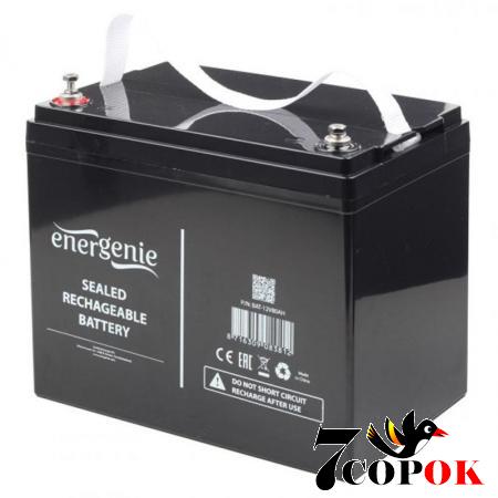 Аккумулятор EnerGenie BAT-12V80AH, AGM свинцово-кислотный, купить