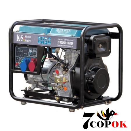 Генератор дизельный Konner & Sohnen KS 9100HDE-1/3 atsR, 7.0 кВт