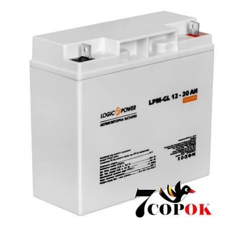 Гелевий акумулятор LogicPower LPM-GL 12 - 20 AH 5214, купити