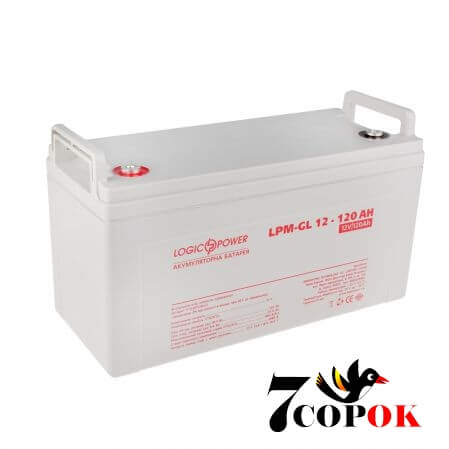 Гелевий акумулятор LogicPower LPM-GL 12 - 120 AH 3870, купити