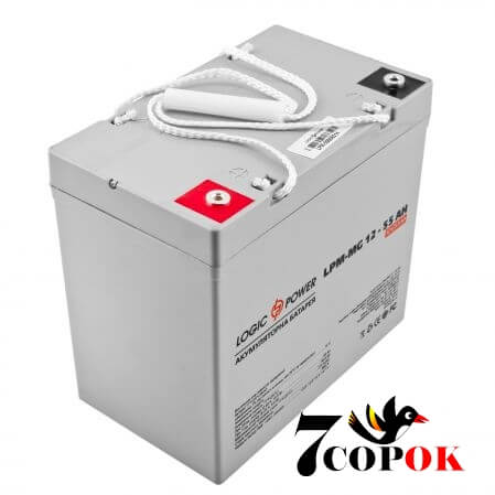 Мультигелевий акумулятор LogicPower LPM-MG 12 - 55 AH 3873, купити