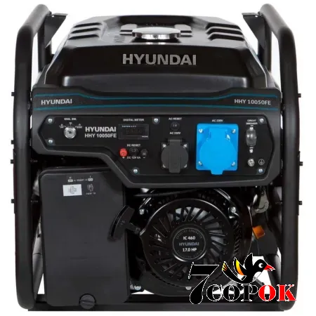 Генератор бензиновый Hyundai HHY 10050FE, 7.5 кВт, купить в Украине