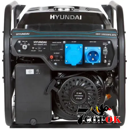 Генератор бензиновый Hyundai HHY 10050FE ATS, 7.5 кВт, купить