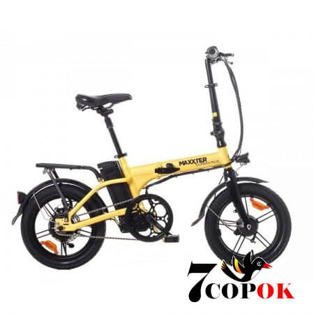 Електровелосипед Maxxter Urban Plus 16 (yellow-black), 250 Вт., 25 км/год, купити в Україні