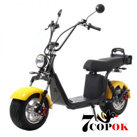 Електроскутер Maxxter ROCK (black-yellow), 2 кВт, купити в Україні