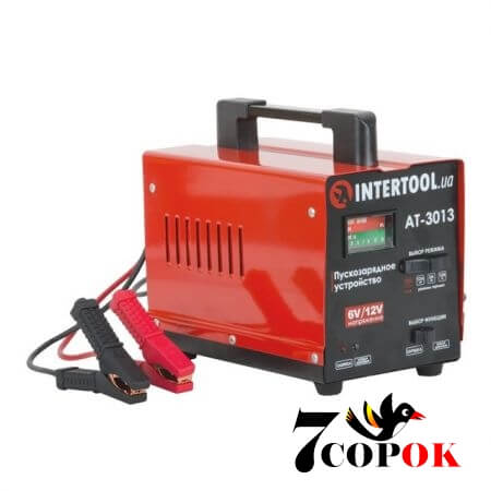 Intertool AT-3013 - зарядное устройство для аккумуляторов 12в и 6в