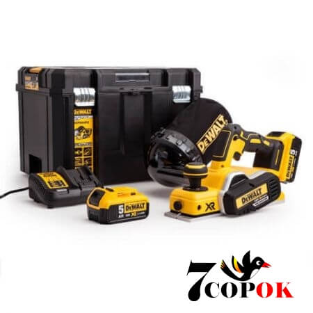 Купити електрорубанок DeWALT DCP580P2 в Україні