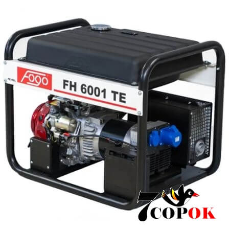 Генератор бензиновый Fogo FH6001TE, 5.6 кВт, купити в Україні