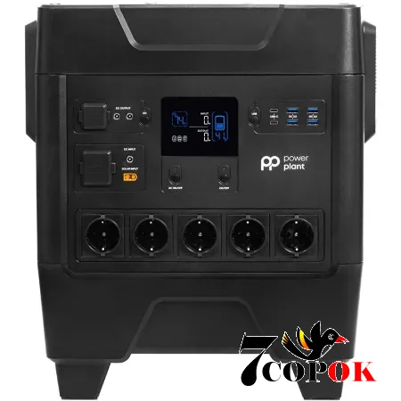 Портативная зарядная станция для дома PowerPlant HS3600 (3.6 кВт), купить