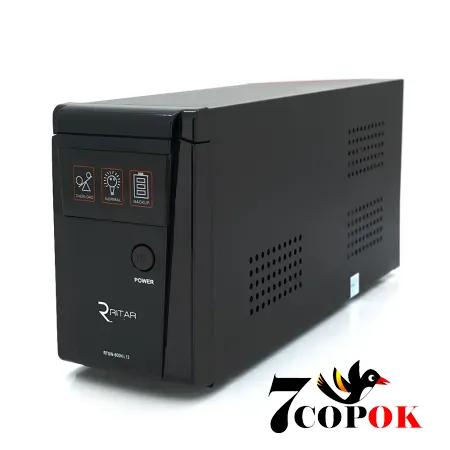 Бесперебойник Ritar RTSW-600NL12 LED (360Вт), купить ИБП в Украине