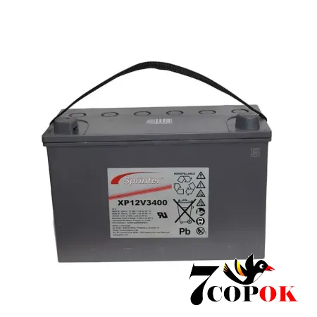 Акумулятор Exide Sprinter AGM 105Ah 12V (XP12V3400), AGM свинцево-кислотний