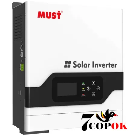 Инвертор для солнечных батарей 3 кВт - Must PV18-3024VPM 3000W 24V 60A