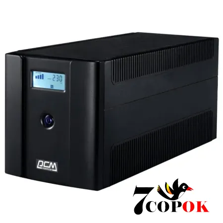Бесперебойник Powercom RPT-1500AP LCD Schuko, купить ИБП в Украине