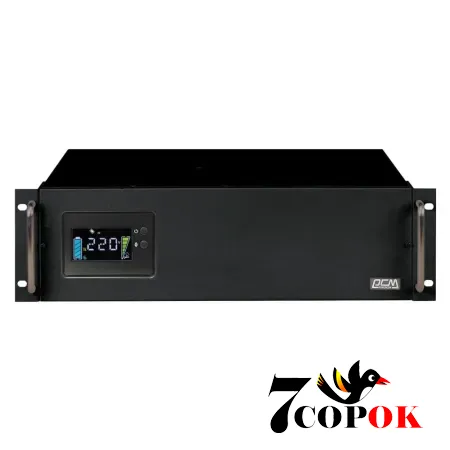 Бесперебойник Powercom KIN-3000AP RM LCD 3U, купить ИБП в Украине