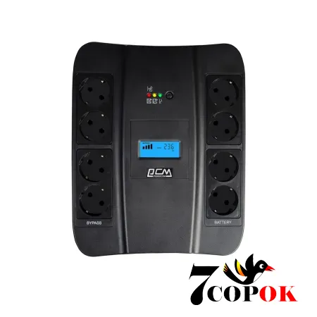 Бесперебойник Powercom SPD-1100U LCD, купить ИБП в Украине