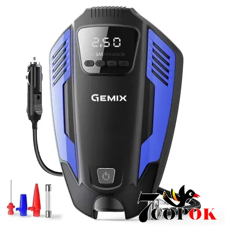 Автомобильный компрессор Gemix Model E black/blue, купить в Украине