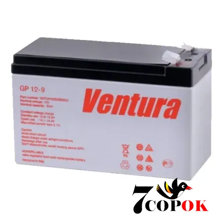 Акумулятор Ventura GP 12-9, AGM свинцево-кислотний, купити в Україні