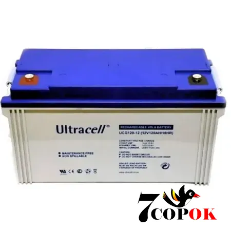 Гелевий акумулятор Ultracell UCG120-12 GEL 12 V 120 Ah, купити