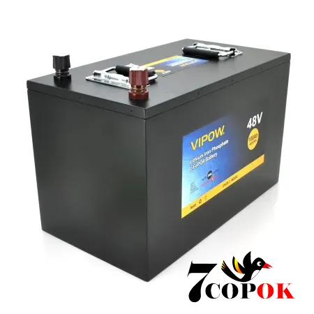 Акумулятор Vipow LiFePO4 100Ah 51,2V, літій-залізо-фосфатний, купити