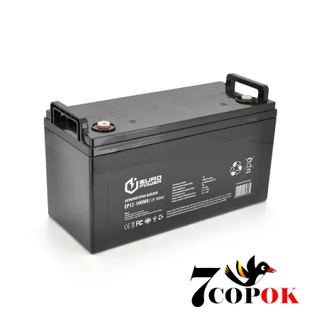 Europower AGM EP12-100M8 - Аккумулятор 12 вольтовый