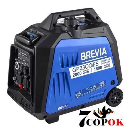 Инверторный генератор бензиновий Brevia GP2300iES, 1.8 кВт, купить