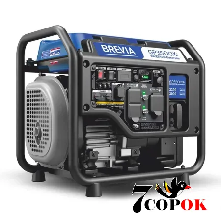 Инверторный генератор бензиновий Brevia GP3500Xi, 3 кВт, купить