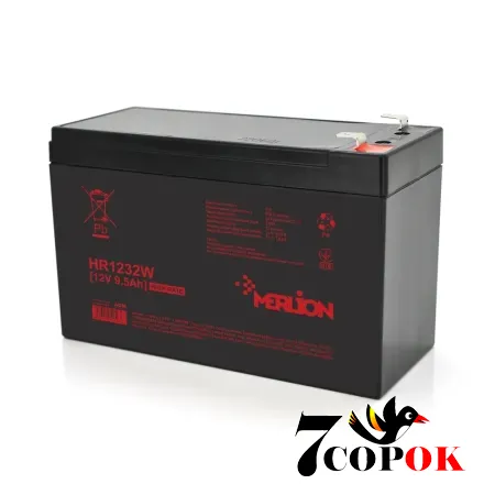 Акумулятор Merlion HR1232W 12V 9,5Ah, AGM свинцево-кислотний, купити