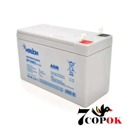 Акумулятор Merlion AGM GP1290L5 White Q5, AGM свинцево-кислотний, купити