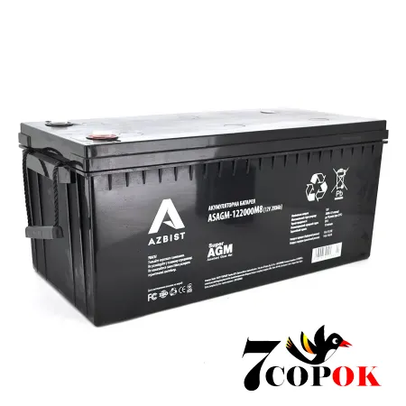 Акумулятор Azbist Super AGM ASAGM-122000M8 12V 200.0Ah, AGM свинцево-кислотний
