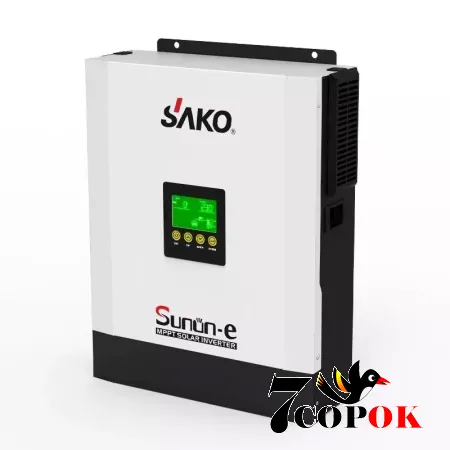 Гибридный солнечный инвертор 3 кВт - Sako 3000-24, купить в Украине