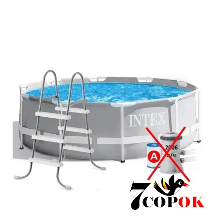 Басейн каркасний для дачі Intex 26706-1 New (305 x 99см) Prism Frame Pool