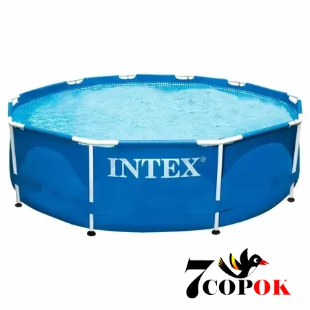 Бассейн каркасный для дачи Intex 28200 (305 x 76см) Metal Frame Pool