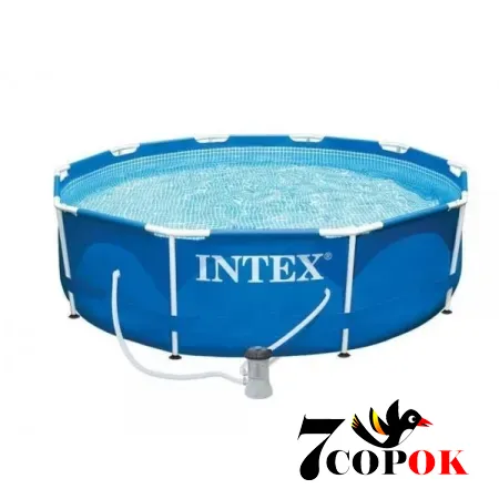 Басейн каркасний для дачі Intex 28202 (305 x 76см) Metal Frame Pool