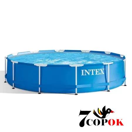 Бассейн каркасный для дачи Intex 28210 (366 x 76 см) Metal Frame Pool
