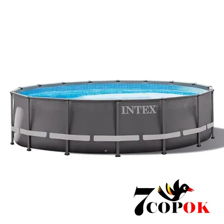Бассейн каркасный для дачи Intex 26326 (488 x 122см) ULTRA x TR™ FRAME POOL